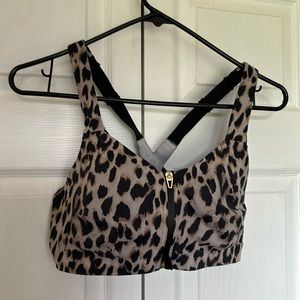Victoria’s Secret knockout Sport Bra Leopard Print Size 34DD